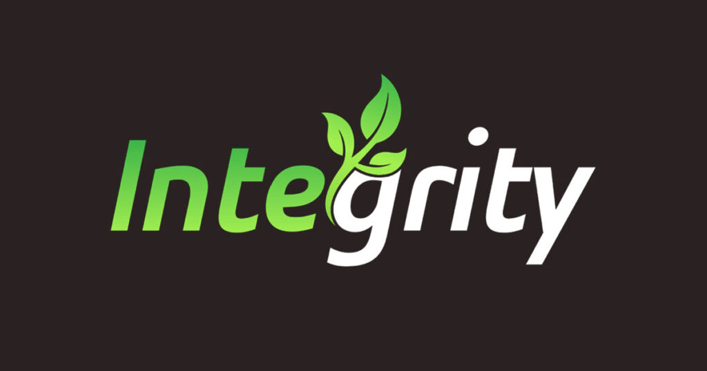 Integrity Hedging & Gardens logo hg.